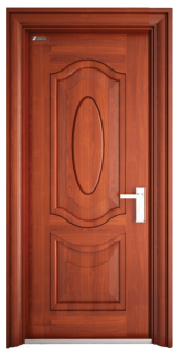 Cửa thép vân gỗ 1 cánh FH2